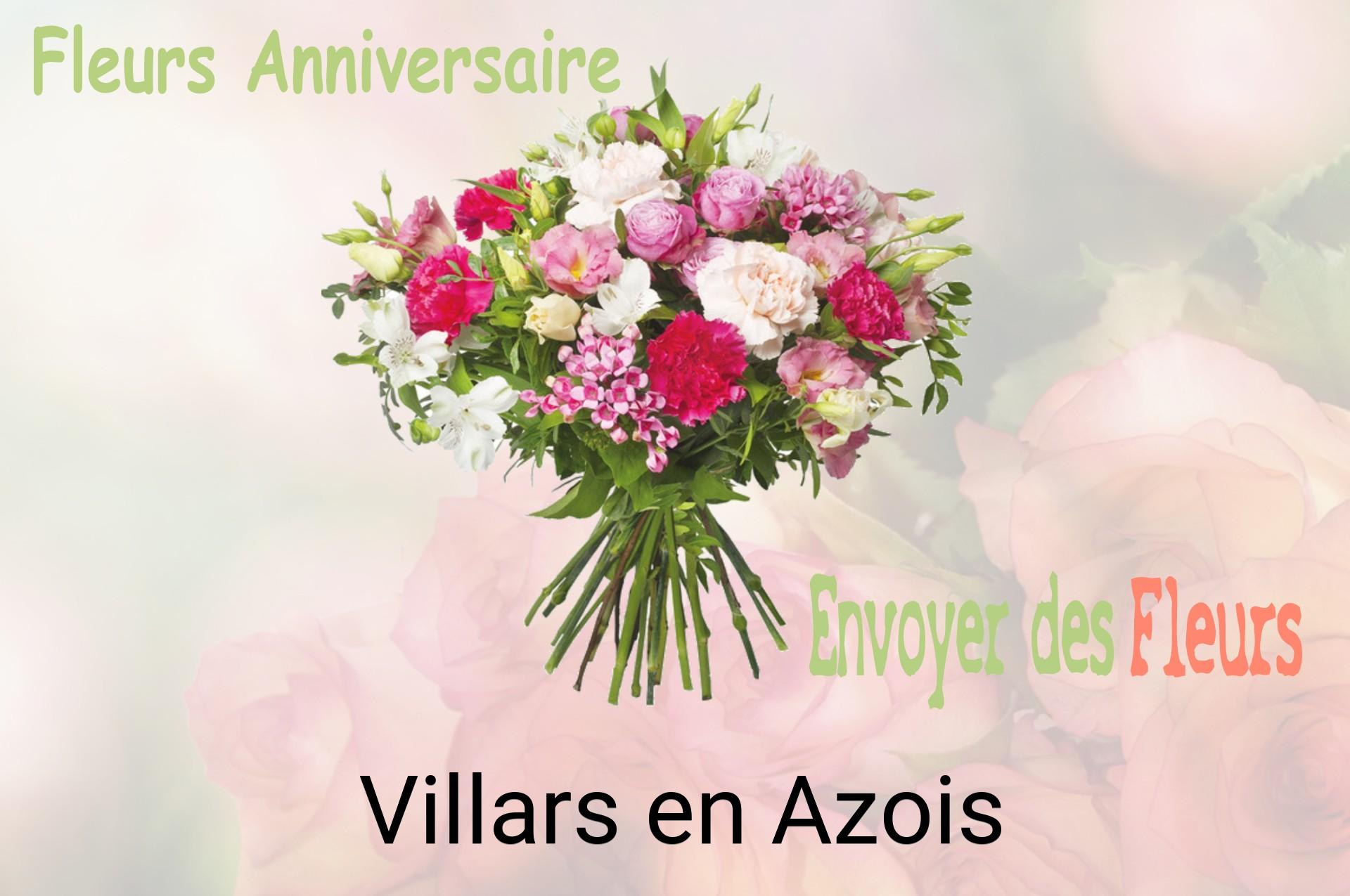 Bouquet de fleurs d’anniversaire livré à Villars-en-Azois