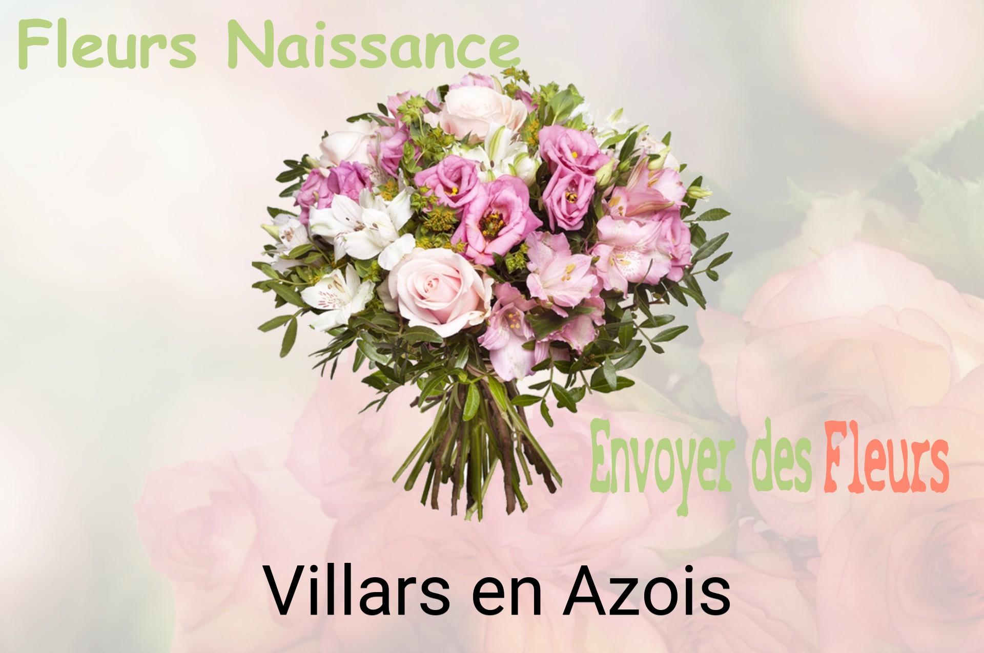 Bouquet de fleurs de naissance livré à Villars-en-Azois